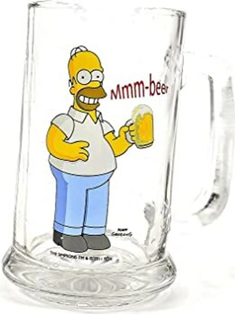 Simpson Homer Bierglas Bierkrug Mmm-Beer 3 Simpson Homer Bierglas Bierkrug Mmm-Beer