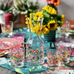 KROSNO Folk Bunt Wassergläser, 6er-Set, 250 Ml -Tassenladen 6b39997f9ba397ca4aa5ad5430404539