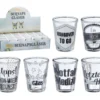 Schnapsgläser Shooter Stamper Partygläser 40 Ml / 4 Cl Mit Lustigen Sprüchen 24 Stück 6-fach Sortiert -Tassenladen 6ed96f9535dcbbcbd4a3d22d626706d3