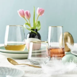 BUTLERS TOUCH OF GOLD 6x Gläser Mit Goldrand 345ml -Tassenladen 7255ad1ffd28301bac72a5e9d668b473