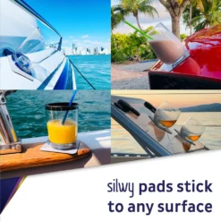 SILWY - 2 X Trinkbecher Mit Magnetboden - Hub Orange - Inkl. 2 Nano-Gel-Pads - 0,25l -Tassenladen 7255e01e92771a264dfe9308565b6899