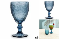 Weinglas Bidasoa Blau 300 Ml Pack 6x -Tassenladen 72960dc6f732bc4c95243cdc395a01ce