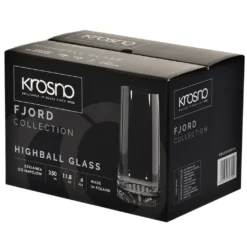 KROSNO Fjord Longdrinkgläser, 6er-Set, 350 Ml -Tassenladen 73370dddb53748441720fab2818732b5
