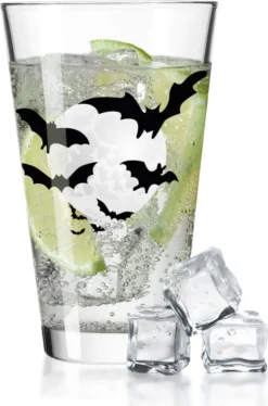 Leonardo Wasserglas Mit UV-Druck "Fledermausschwarm" Für Halloween -Tassenladen 739e522a2177f0141970a98d28d8d64d