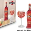 Martini Fiero Geschenkset - Fiero Wermut 0,75l (14,4% Vol) + Martini Royale Ballon Cocktail Glas Set - 2x Gläser 47cl - [Enthält Sulfite] -Tassenladen 748b39237424b7d0dfa52ba810b15853
