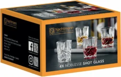 Nachtmann 100694 Noblesse Stamper Kristallglas, 55 Ml, H: 6,1 Cm, ø 5 Cm, Klar (4er Pack) -Tassenladen 74f411769e6279f3793479c43abd2128