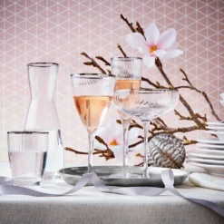 BUTLERS GOLDEN TWENTIES 4x Gläser Mit Goldrand Und Rillen 300ml -Tassenladen 79a03ec3e3da84ea0228e72602716894