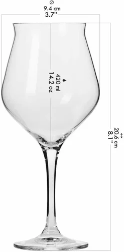 KROSNO Avant-Garde Bier-Tulpen Bier-Gläser, 6er-Set, 420 Ml -Tassenladen 79ec227ba73ea4054ee8a5e2735718cf