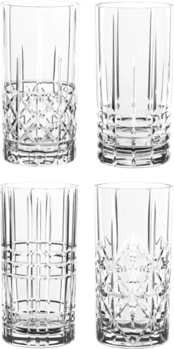 Nachtmann 0097784-0 Longdrinkbecher 'Highland' Kristallglas, 375 Ml, H: 15,1 Cm, ø 7,7 Cm, Transparent, 4-teilig (1 Set) -Tassenladen 7a9602d5cbd75a92c503e95b037d08fc