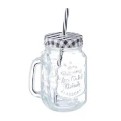 Relaxdays 8er Set Trinkgläser Mit Deckel Kariert -Tassenladen 7ab93bd78e7079c96bb5b668e7be7553