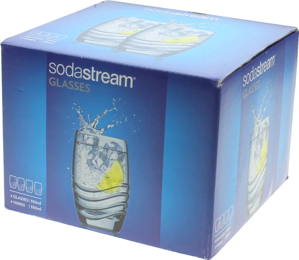 Sodastream Trinkglas 4er-Pack, Passend Zu Sodastream-Glaskaraffen 8 Sodastream Trinkglas 4er-Pack, Passend Zu Sodastream-Glaskaraffen – Bild 6