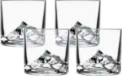 Everest Whisky Gläser, 4 Stück -Tassenladen 8322a0626540102aee809e127fb7c790