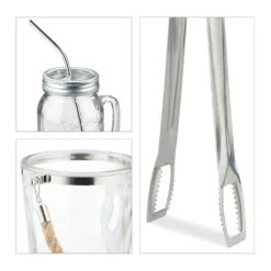 Relaxdays 4 Trinkgläser Mit Deckel Und Zubehör 19 Relaxdays 4 Trinkgläser Mit Deckel Und Zubehör -Tassenladen 835000e3097ebb17f7c758fe31934346