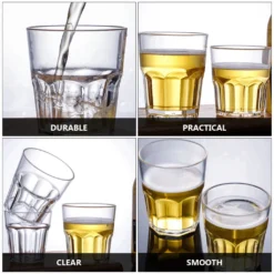 15er 170ml Whiskytasse Set Weinverkoster Bierbecher Bar Klar Acryl-Whisky-Tassen Whiskyglas -Tassenladen 84dad8fdbf2a69e1468cfb319ffc5a13