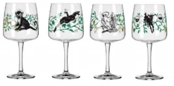 4er Set Ritzenhoff Gin Gingläser Fabelkraft ALLE MOTIVE Karin Rytter 2020 WA