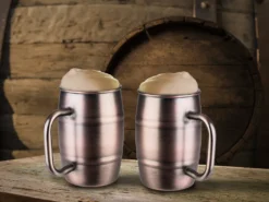 APS Bierkrug 2-er Set Humpen Aus Edelstahl Kupferbecher Bierseidel Metallbecher -Tassenladen 88aa043f58b81bf01414e84bf94c4b11
