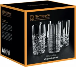 Nachtmann 0097784-0 Longdrinkbecher 'Highland' Kristallglas, 375 Ml, H: 15,1 Cm, ø 7,7 Cm, Transparent, 4-teilig (1 Set) -Tassenladen 8c079627b88e2807e3ca613f344eaa48