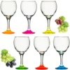 Trinkgläser Bunt Aus Glas Weingläser Mit Buntem Stiel 220ml Set 6-Teilig Getränkeglas Wasserglas Weißweingläser -Tassenladen 8d5e6822d7287f4df9d830fb9670cc57
