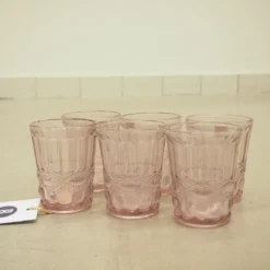 Wassergläser Solange Reliefmuster 6xSet Rosa Transparent 265ml 10 Wassergläser Solange Reliefmuster 6xSet Rosa Transparent 265ml -Tassenladen 8d77f3ff3a33d2573b77e4857447916c