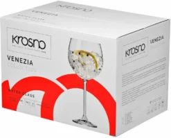 KROSNO Venezia Gin Tonic Wassergläser, 6er-Set, 480 Ml -Tassenladen 9071e31d5f327d75dd4f2958614ab8aa
