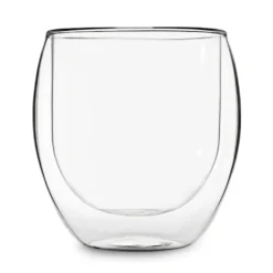 DUOS 6X 410ml Jumbo Doppelwandige Thermo-Gläser + 6X Edelstahl-LÖFFEL, Für Latte Macchiato, Cocktails, Vorspeisen By Feelino -Tassenladen 930b2ce75be5ab1874eaac19261c5750