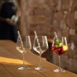 Nachtmann Gin&Tonic + 4 Glastrinkhalme 7574/8tlg. Tastes Good 103143 -Tassenladen 93e47f2182b27937246b5fbbe0467f28