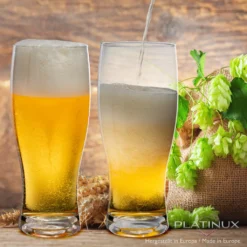 Biergläser 500ml (max. 640ml) Set 6-Teilig Bierseidel Weizengläser 0,5L Glas -Tassenladen 93fdcba63aa3d747f84a7607f64476fa