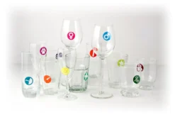 FACKELMANN 12 Stück Wiederverwendbare Glasmarkierer Glasmarker In Bunt -Tassenladen 94a92470a93f3779a9385fd39bd58f32