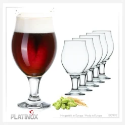 Biertulpen Biergläser Set 6 Teilig 500ml (max. 560ml) Pilsgläser Tulpe -Tassenladen 95cd715565ee2156b2f20f12c53b1d12
