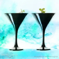 Schwarze Martini Gläser 150ml Set 6-Teilig Aus Glas Cocktailgläser -Tassenladen 969d741c4c8b191e8ab4916ac5965f91