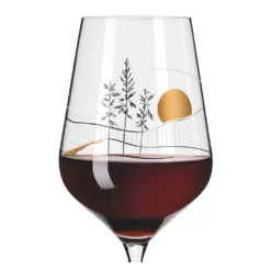 Herzkristall Rotweinglas #8 Von Christine Kordes -Tassenladen 9855f15b7226082537506ae591980196