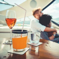 SILWY - 2 X Trinkbecher Mit Magnetboden - Hub Orange - Inkl. 2 Nano-Gel-Pads - 0,25l -Tassenladen 9b5e028f4dccec2cb8f4e2bb2271562c