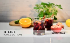 KROSNO X-Line Whiskygläser, 6er-Set, 290 Ml