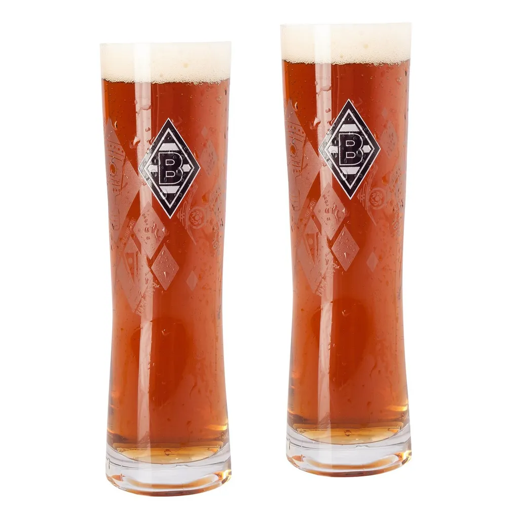 Borussia M'gladbach Altbiergläser "Erfolge" 2-er Set 3 Borussia M'gladbach Altbiergläser "Erfolge" 2-er Set