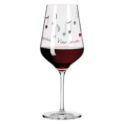 Herzkristall Rotweinglas #3 Von Angela Schiewer -Tassenladen a1febadef3da57c46d7b1f79639f13b2