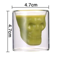 Skull-in-glass Winkee 4 Schnapsgläser Shot Glas Totenkopf Schädel 25ml Partyglas Weingläser -Tassenladen a2b5d8b81a550367832f2d59a054c935