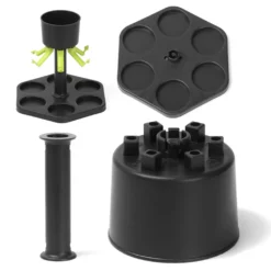 6 Schuss Glas Spiele Spender Wein Whisky Bier Wein Schnaps Spender Bar Zubehör Party Spiele Trinken Tools Glas Spender -Tassenladen a48a73c0a272f30457c4babbf72daee6