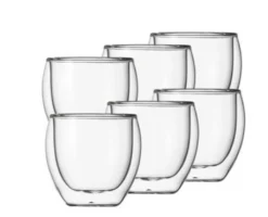 Klasique Doppelwandige Gläser 100 Ml,6er Set -Tassenladen a6f23ce6777addce4b9ec402763d68fa