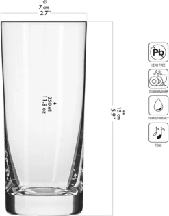 KROSNO Blended Longdrinkgläser, 6er-Set, 350 Ml -Tassenladen a6f651f5095f642529852e42aaeac052