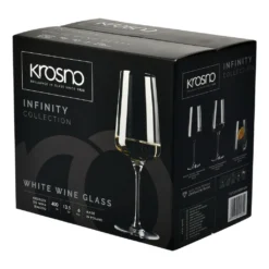 KROSNO Infinity Weißweingläser, 6er-Set, 400 Ml -Tassenladen a93c6eed7fc98c703b6b18c0a5c53cee