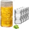Tiki Gläser Set 6-Teilig Hoch Aus Glas 450ml (max. 500ml) Cocktailgläser Biergläser -Tassenladen aa5a0dbac9d953b98340f87b8ba98ff2