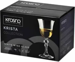 KROSNO Weiß-Weinglas | Set Von 6 | 150 ML | Krista Kollektion | Kristallglas | Weißweingläser | Perfekt Für Zuhause, Restaurants Und Partys | Spülmaschinenfest 24 KROSNO Weiß-Weinglas | Set Von 6 | 150 ML | Krista Kollektion | Kristallglas | Weißweingläser | Perfekt Für Zuhause, Restaurants Und Partys | Spülmaschinenfest -Tassenladen aa86d4096bdedcfeafb4cad4699e50cc