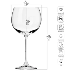 KROSNO Venezia Gin Tonic Wassergläser, 6er-Set, 480 Ml -Tassenladen aabb8720bc9e815005a006233751ff36