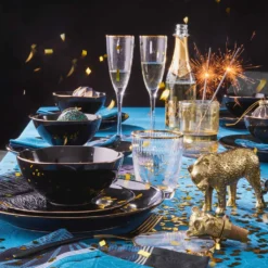 BUTLERS GOLDEN TWENTIES 4x Gläser Mit Goldrand Und Rillen 300ml -Tassenladen ab18c49383e6f7bfd4c17a79f23c4561