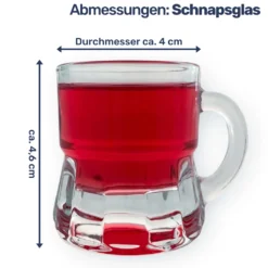 Schnapsglas Schnapsgläser Schnaps Stamper Kurze Glas Mit Henkel 2cl 12,24,48 Stk, Menge:48 -Tassenladen ab85d70d00c131c8656b4c713c67efff