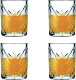 Pasabahce 52780 Shot Glas Stamper Timeless In Crystal Design 4er-Set -Tassenladen af3916606ccad105056f2e7fb311cbc0