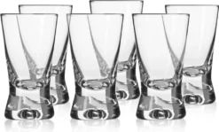 Schnapsgläser Shotgläser 25ml 6 Stück KROSNO Pinnchen Stamperl Shot Glas Basic
