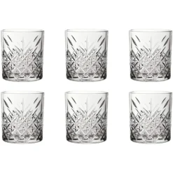 Pasabahce 52790 Whisky Glas Tumbler Timeless Im Kristall-Design, Höhe 9,6 Cm, 345 Ml, 4 Stück, Retro-Design -Tassenladen b0520f106aab44e256b6bad69564ac80