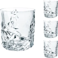 Nachtmann Whiskybecher Sculpture 365ml, Klar (4er Pack) -Tassenladen b4d0d661e61d13800a79c5956f94ed8f