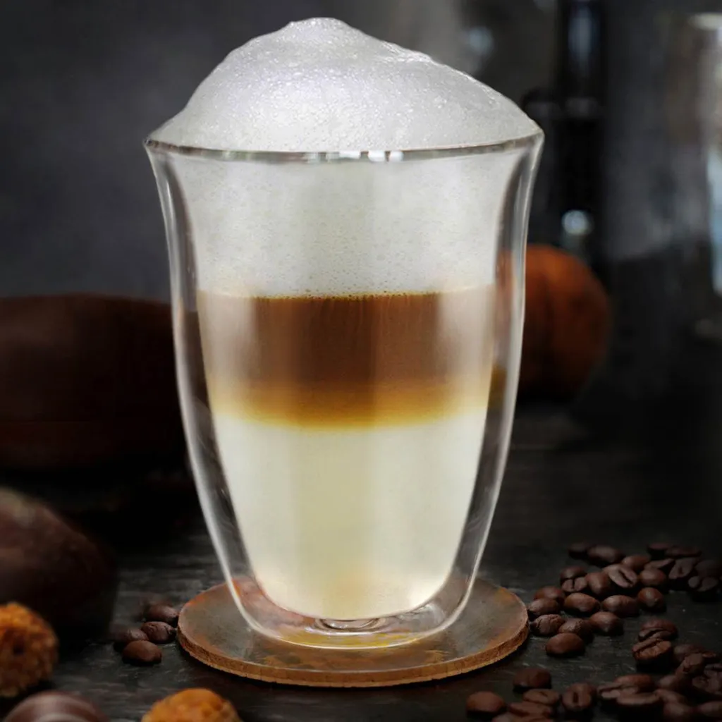 Creano Doppelwandige Gläser 250ml „DG-V“, 2er Set, Thermoglas Doppelwandig Aus Borosilikatglas, Kaffeegläser, Teegläser, Latte Gläser, Doppelwandgläser 9 Creano Doppelwandige Gläser 250ml „DG-V“, 2er Set, Thermoglas Doppelwandig Aus Borosilikatglas, Kaffeegläser, Teegläser, Latte Gläser, Doppelwandgläser – Bild 7